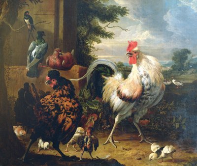 Hofgeflügel von Melchior de Hondecoeter