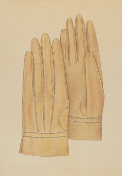 Herrenhandschuhe, ca. 1938 von Melita Hofmann