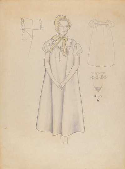 Nachthemd und Mütze von Melita Hofmann