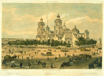 Kathedrale von Mexiko von Mexican School