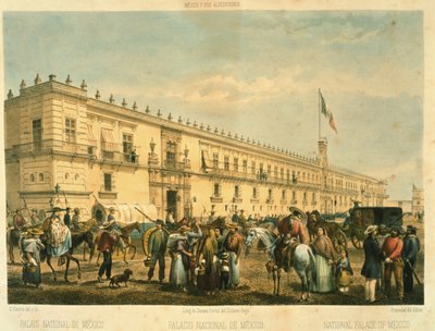 Palacio Nacional, Mexiko-Stadt von Mexican School