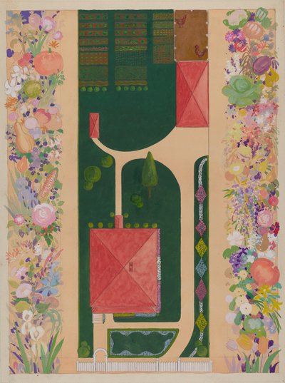 Samuel Harrison Haus und Garten, ca. 1936 von Meyer Goldbaum