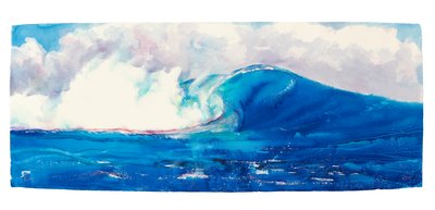 Blaue Welle von Michael Frith