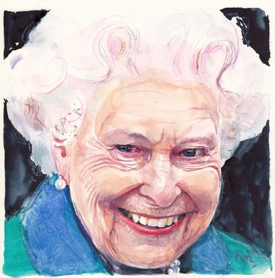 Elizabeth II Königin von England von Michael Frith