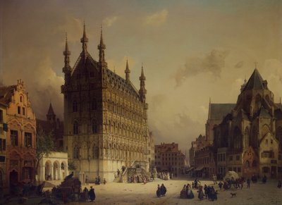Das Rathaus von Leuven, Belgien von Michael Neher