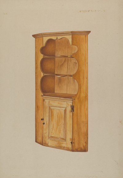 Eckschrank, ca. 1938 von Michael Riccitelli
