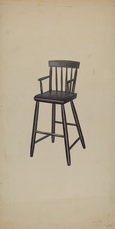 Hochstuhl, 1938 von Michael Riccitelli