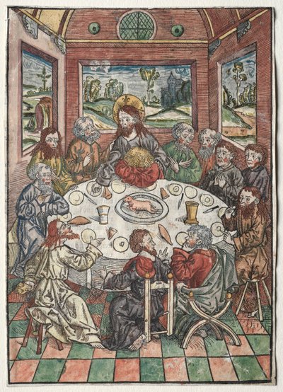 Der Schatzbehalter: Das letzte Abendmahl von Michael Wolgemut