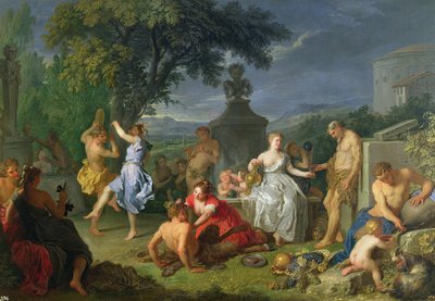 Bacchanal, 1719 von Michel Ange Houasse