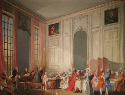 Nachmittagstee im Tempel von Michel Barthelemy Ollivier
