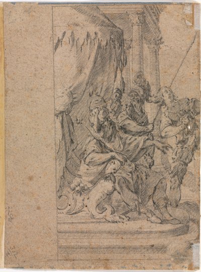 Panthea vor Cyrus, 1655-1660 von Michel Dorigny