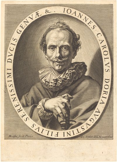 Jean Charles Doria von Michel Lasne after Simon Vouet