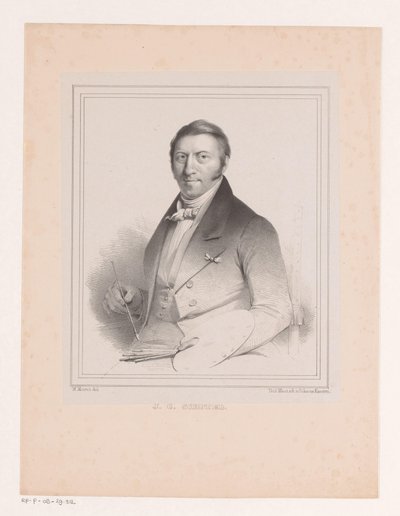 Porträt von Johannes Christiaan Schotel von Michel Mourot