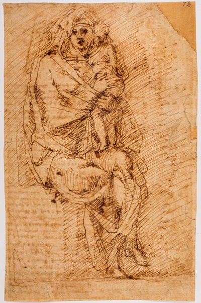 Madonna und Kind von Michelangelo (after) Buonarroti