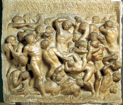 Schlacht der Lapithen gegen die Kentauren von Michelangelo Buonarroti