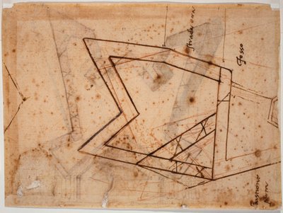 Befestigungsplan von Michelangelo Buonarroti