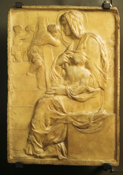 Madonna der Treppe von Michelangelo Buonarroti