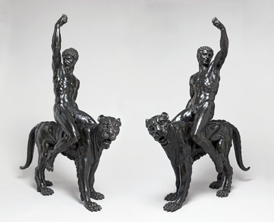 Nackte Bacchantinnen reiten auf Panthern, ca. 1506-08 von Michelangelo Buonarroti