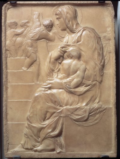 Die Madonna der Treppe von Michelangelo Buonarroti