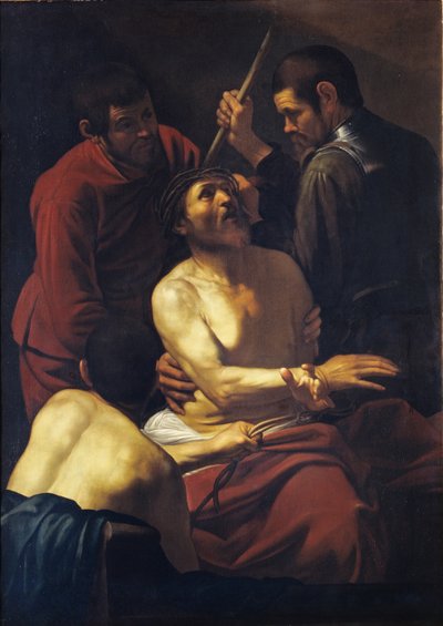 Christus mit der Dornenkrone, ca. 1605. von Michelangelo Caravaggio