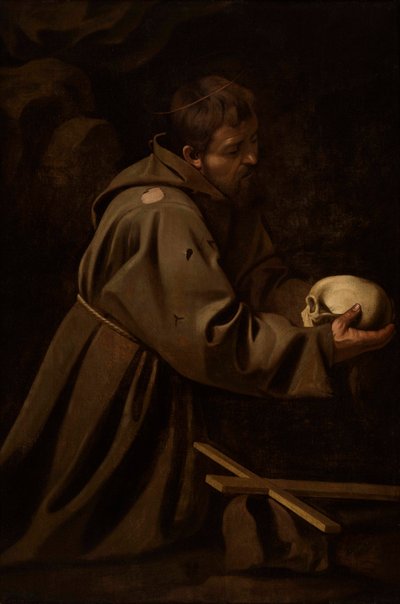 Heiliger Franziskus in Meditation von Michelangelo Caravaggio
