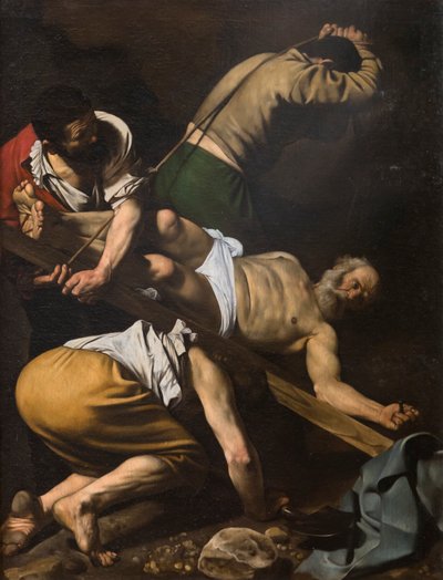 Kreuzigung des Heiligen Petrus von Michelangelo Merisi da Caravaggio