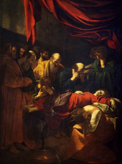 Der Tod der Jungfrau von Michelangelo Merisi da Caravaggio