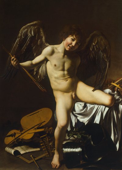 Siegreicher Amor von Michelangelo Merisi da Caravaggio