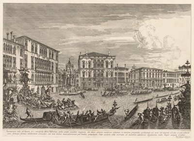 Ansichten von Venedig: Die Regatta von Michele Marieschi