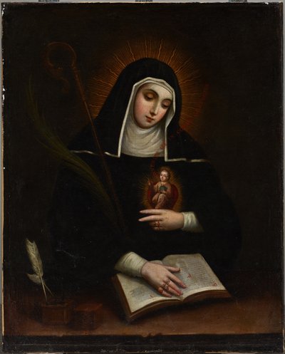 Heilige Gertrud von Miguel Cabrera
