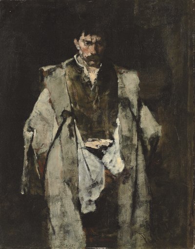 Landstreicher bei Nacht von Mihály Munkácsy