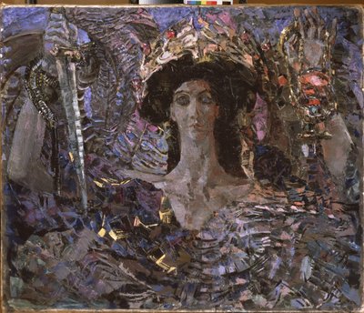 Sechsflügeliger Seraphim (Azrael), 1904 von Mikhail Aleksandrovich Vrubel