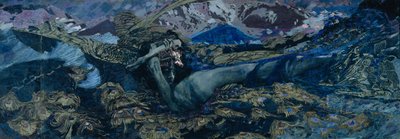 Der Dämon niedergeschlagen, 1902 von Mikhail Aleksandrovich Vrubel