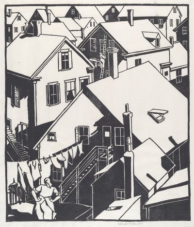 Hausdächer von Mildred McMillen