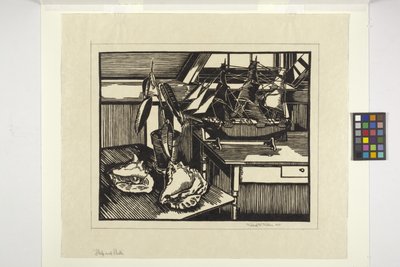Schiff und Muscheln von Mildred McMillen