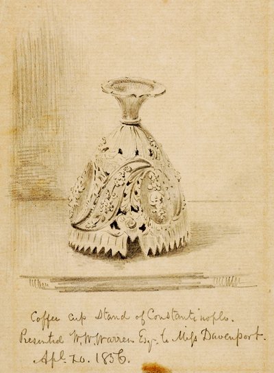 Kaffeetassenständer von Konstantinopel von Miner Kilbourne Kellogg