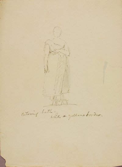 Figurenstudie (Betreten des Bades) von Miner Kilbourne Kellogg