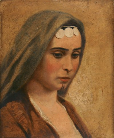 Kopf eines arabischen Mädchens, n.d. von Miner Kilbourne Kellogg