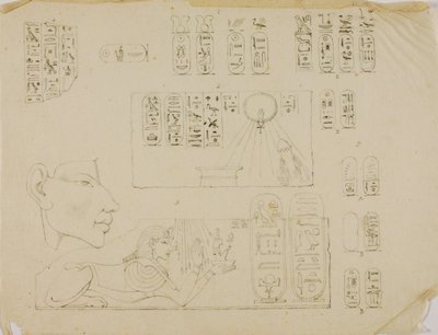 Hieroglyphen von Miner Kilbourne Kellogg