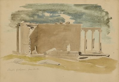 Tempel von Azani, von Süden von Miner Kilbourne Kellogg