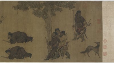 Ermahnung in Ketten von Ming Dynasty Chinese School