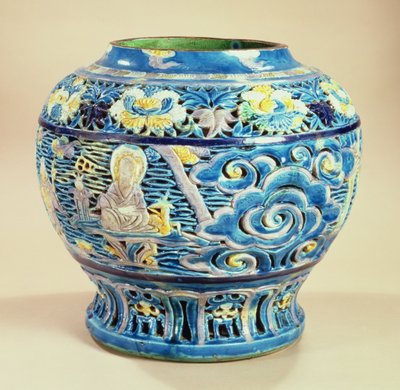 Große Vase, Ming-Dynastie von Ming Dynasty Chinese School