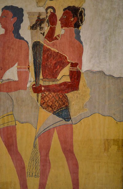Rekonstruktion des Prozessionsfreskos von Minoan