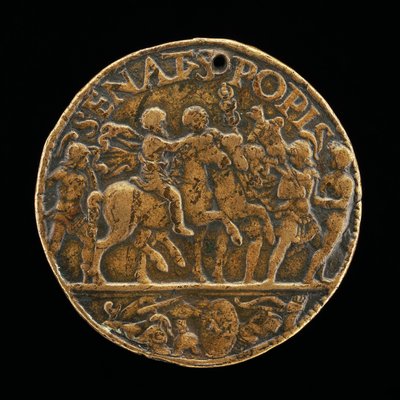 Senatorischer Triumph [Rückseite], ca. 1490 von Moderno