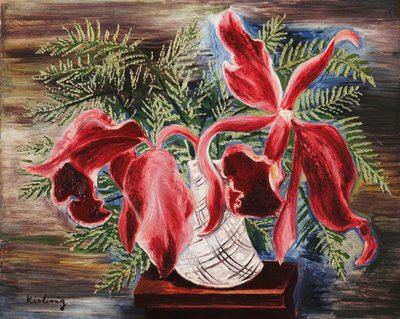 Orchideen von Moise Kisling
