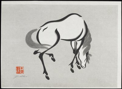 Pferd (A) von Mokuch? Urushibara