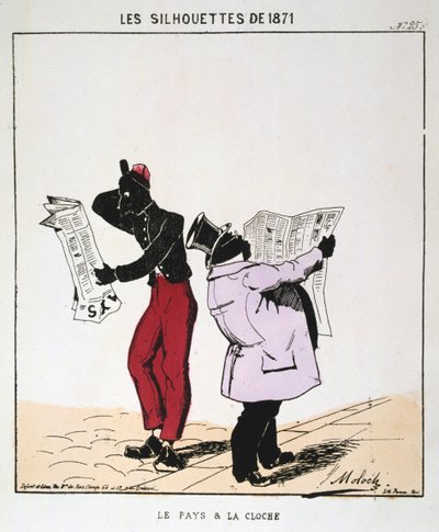 Le Pays et la Cloche, 1871 von Moloch