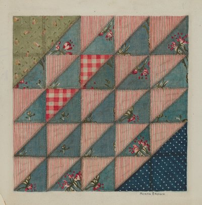 Patchwork-Quilt von Mona Brown