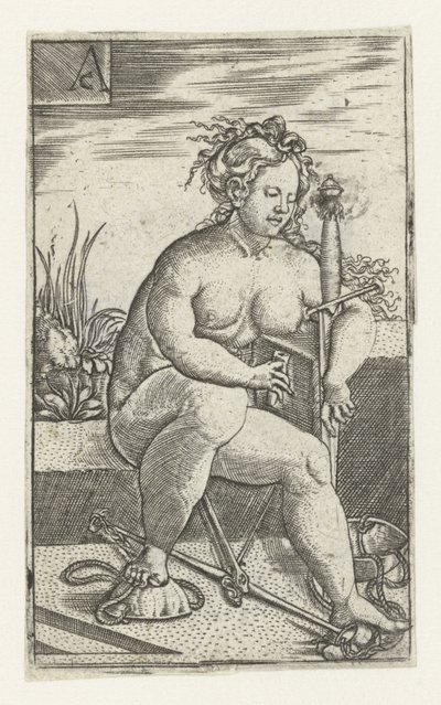 Gerechtigkeit (Justitia) von Monogrammist AC