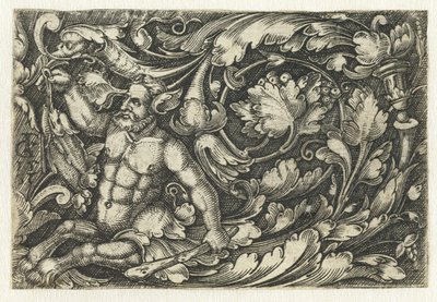 Ornament mit Zentaur von Monogrammist FG
